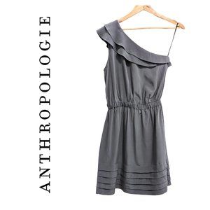 NWOT Postella 100% Silk One Shoulder Mini Dress